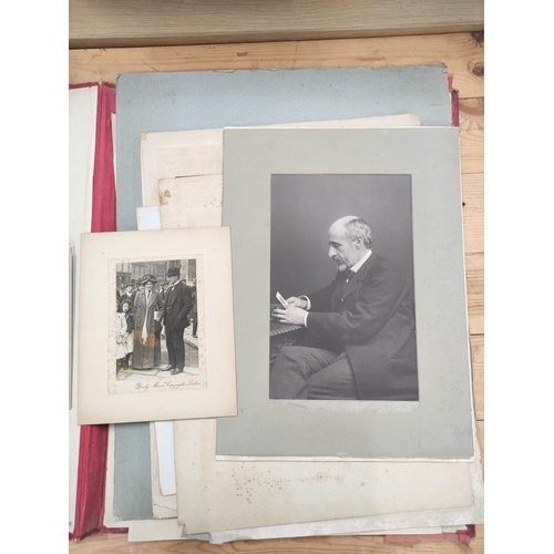 56 - Photographs. Album containing a large collection of loose photographs relating to the Howard family ... 
