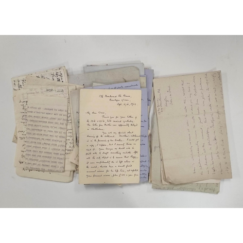 59 - Ephemera. Collection of letters and correspondence relating to the Howard and Roberts families.... 