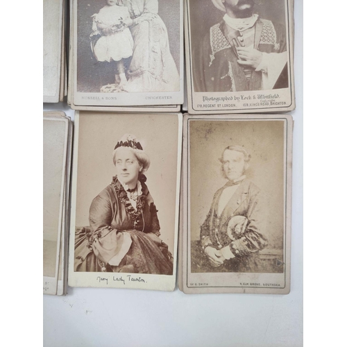 42 - Photographs. Collection of approx. 37 Carte de Visite photographs depicting the Duchess of Sutherlan... 