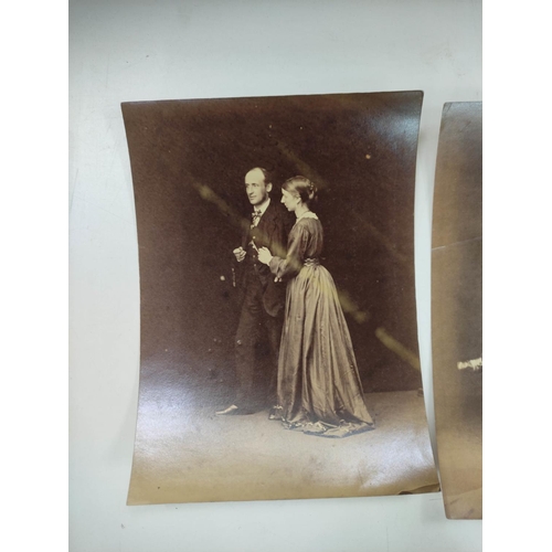 44 - Photographs. Five Howard family photographs - George and Rosalind Howard as a newly-wed couple and A... 