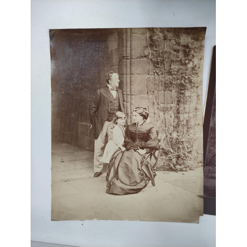 44 - Photographs. Five Howard family photographs - George and Rosalind Howard as a newly-wed couple and A... 