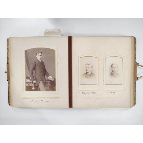 53 - Photographs. Photograph album belonging to Charles Howard, containing a large collection of 19th cen... 
