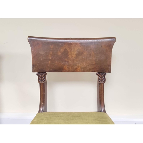 418 - Set of six Victorian mahogany dining chairs, in the manner of Gillows, comprising five side chairs a... 