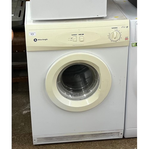 615 - White Knight tumble dryer