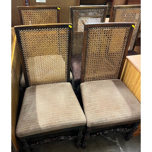 625 - Oak sideboard,drop leaf table & 5 dining chairs 