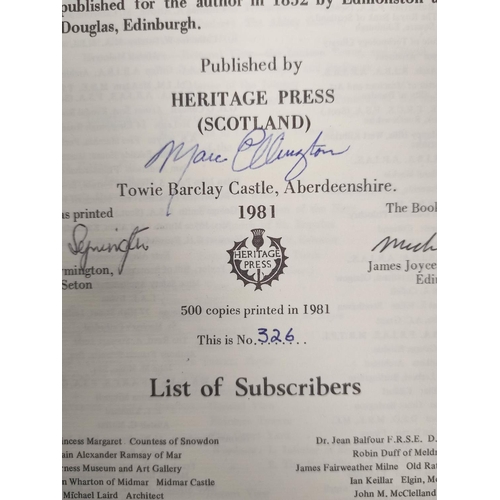 101 - BILLINGS R. W.  The Baronial & Ecclesiastical Antiquities of Scotland. 4 vols. Ltd ed. 326/500. ... 