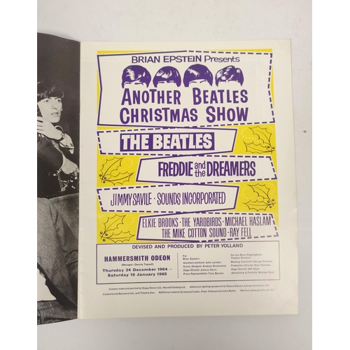 109 - THE BEATLES.  Brian Epstein Presents Another Beatles Christmas Show. Illus. Quarto programme in stif... 