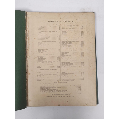 111 - MACFARLANE WALTER & CO.  Illustrated Catalogue of Macfarlane's Castings. Vol. 2. Litho frontis &... 