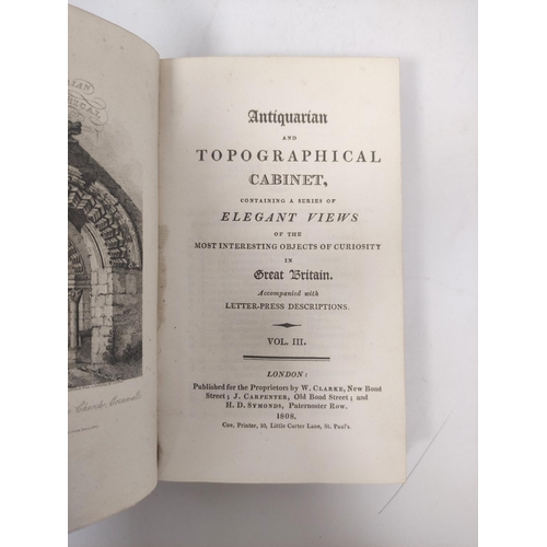 112 - WAAGEN G. F.  Works of Art & Artists in England. 3 vols. Rubbed half calf. 1838; also various un... 