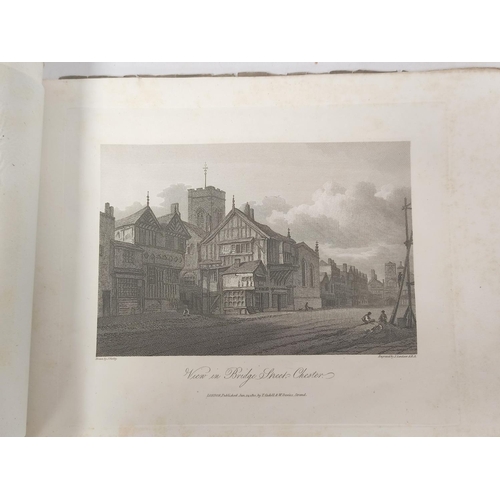 114 - CADELL T. & DAVIES W. (Pubs).  Britannia Depicta, Part III, Cheshire. 13 eng. views. Oblong foli... 