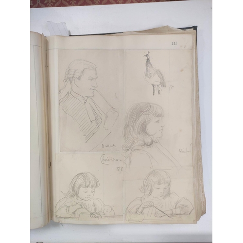 67 - Album containing newspaper cuttings relating to the Howard family's political activities, numerous s... 