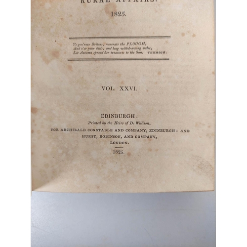 90 - CONSTABLE ARCHIBALD (Pubs.) The Farmers Magazine, A Periodical Work, Exclusively Devoted to Agricult... 