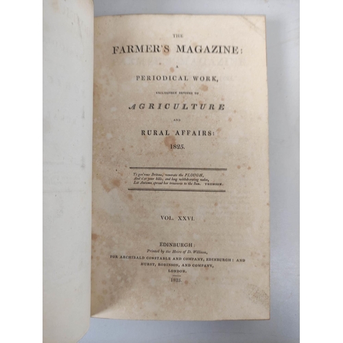 90 - CONSTABLE ARCHIBALD (Pubs.) The Farmers Magazine, A Periodical Work, Exclusively Devoted to Agricult... 