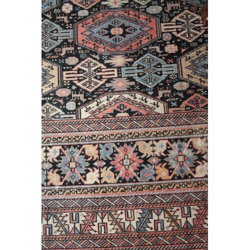 687 - Eastern multi bordered carpet, 275 x 200cm.