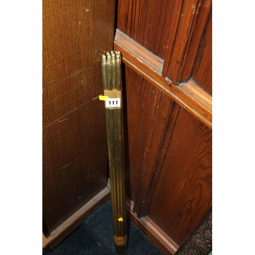 111 - Brass stair rods.