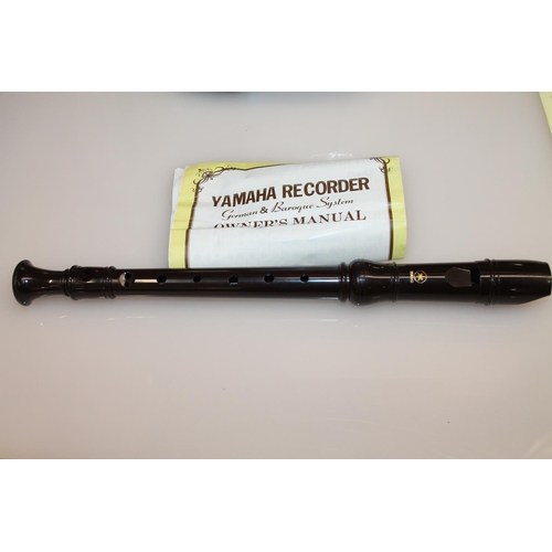 694B - Yamaha Soprano recorder in sleeve.