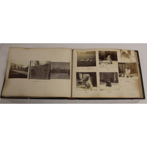 21 - Photographs. Various. Rubbed dark morocco oblong quarto album cont. approx. 100 photographs, various... 