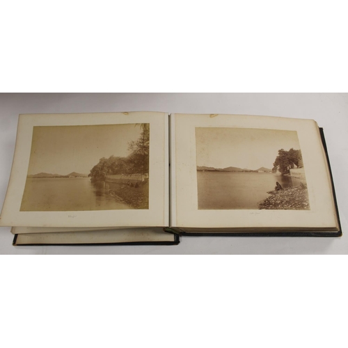 34 - Photographs. India. Oblong folio album, poor bdgs, brds. det. but present cont. approx. 75 plate siz... 