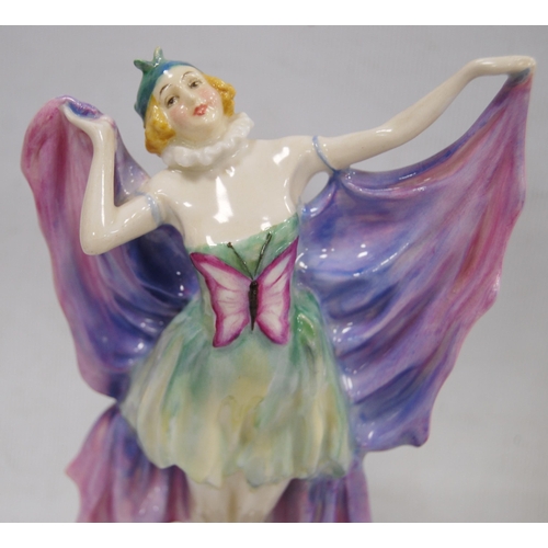 229 - Royal Doulton figure 'Butterfly Girl', by Leslie Harradine HN 1456, potted by Doulton & Co., wit... 