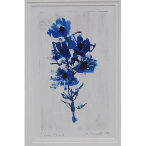 279 - Archibald Sutter Watt RSW (Scottish, 1915 - 2005)Blue FlowersPencil signed print, dated '96', 20.5cm... 