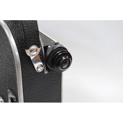 182 - Bolex H16 Reflex cine camera, made in Switzerland, a Berthiot of Paris Pan-Cinor lens and accessorie... 