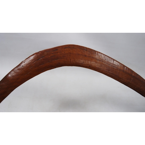 183 - Near-pair of Aboriginal boomerangs, c. early to mid 20th century, 49cm long, 5.5cm and 6cm deep.&nbs... 