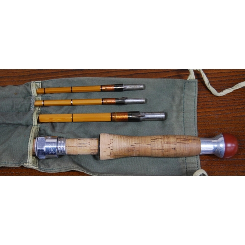 185 - Fishing interest: Five Hardy of Alnwick fishing rods to include a 13½ft Spey rod, c. 1960, a 13ft Pa... 