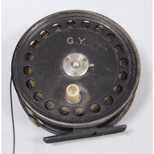 194 - Fishing interest: Hardy Bros 'The St John' fly reel, patent no. 9261.