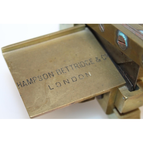 12 - Antique Hampson Bettridge & Co of London letterpress lead slug cutter, 33cm.