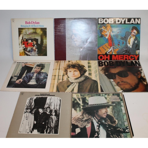 288 - Collection of Bob Dylan records to include Bringing it all back home, Blonde on Blonde with gatefold... 