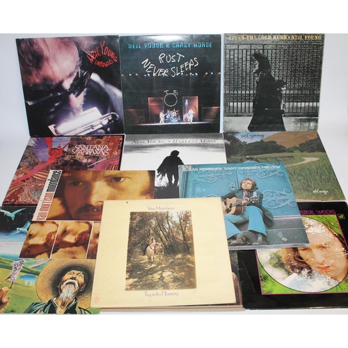 290 - Collection of 70's artists to include Steve Harley, Santana, Neil Young, Van Morrison, etc (22).