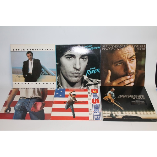 299 - Collection of Bruce Springsteen records to include Live boxset 1975-85, The River, etc (6)