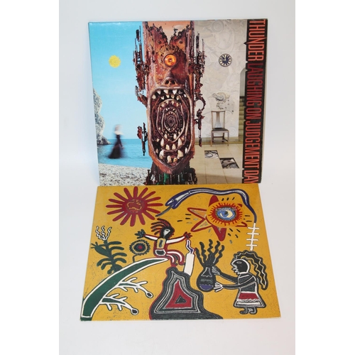 315 - Thunder Laughing on Judgement Day two vinyl set with gatefold sleeve and Midnight Oil Earth and Sun ... 