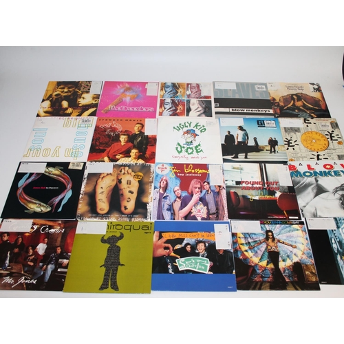 324 - Collection of mainly 90's singles to include Faith No More Im Easy/Be Aggressive on red vinyl, Crowd... 