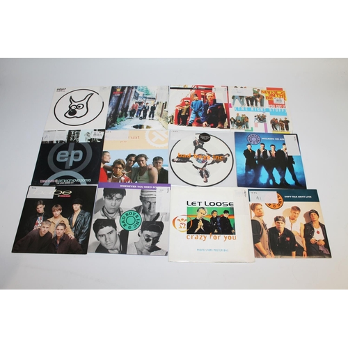 326 - Collection of mainly 90's singles to include three East 17 singles, New Kids on the Block Hangin Tou... 