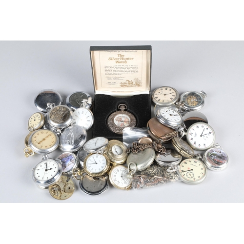 120 - Assorted pocket watches; mainly for spares and in need of restoration