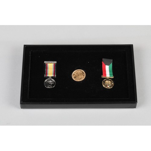 101 - Behind Enemy Lines; limited edition Gulf War Collection comprising of 1980 Sovereign and two replica... 