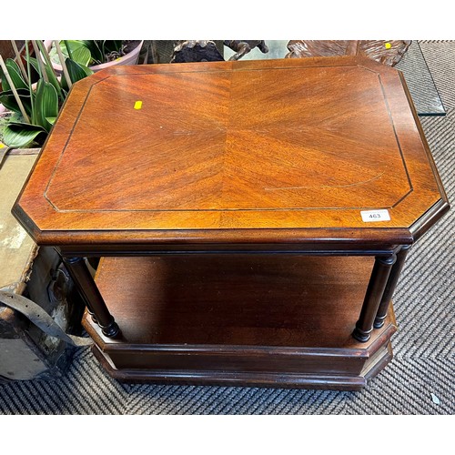 463 - Mahogany lounge table with fitted drawer