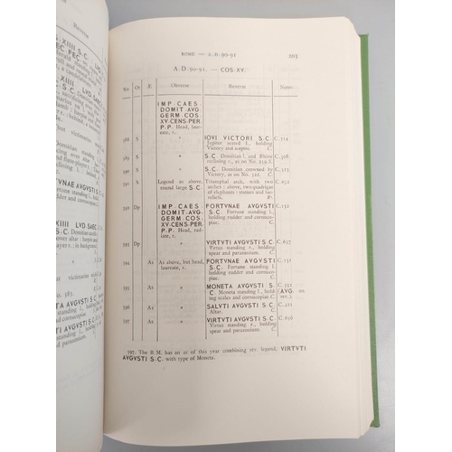 124 - MATTINGLY, SYDENHAM & othrs. Roman Imperial Coinage. 8 vols. only (lacking 6 & 7). Spink, 19... 