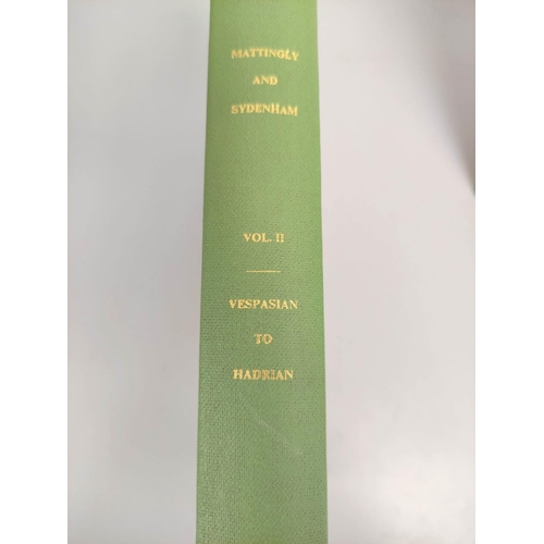 124 - MATTINGLY, SYDENHAM & othrs. Roman Imperial Coinage. 8 vols. only (lacking 6 & 7). Spink, 19... 