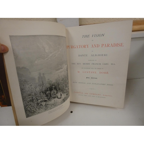 115 - DORÉ GUSTAVE (Illus).  The Vision of Purgatory & Paradise by Dante Alighie... 