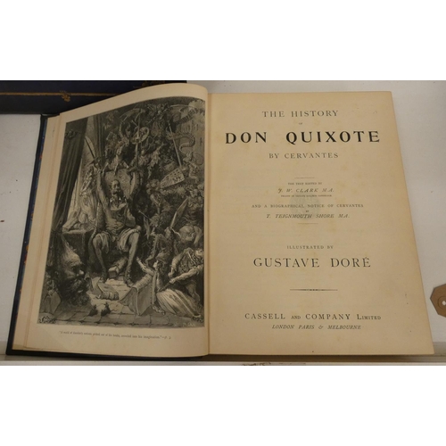 116 - DORÉ GUSTAVE (Illus).   Thomas Hood. 8 eng. plates. Folio. Well worn orig. blu... 