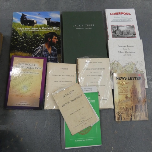 138 - Ireland & Irish History.  A carton of various books & softback publications.... 