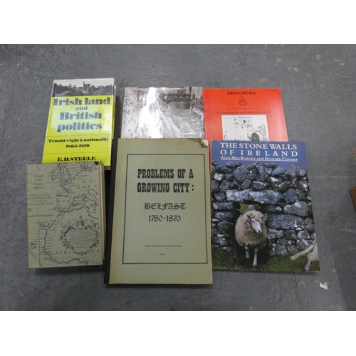 139 - Ireland & Irish History.  A carton of various books & softback publications.... 