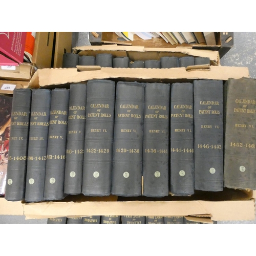 Calendar of Patent Rolls. 28 vols. covering the years 13401374, 1385