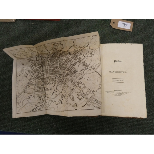 198 - ASTON JOSEPH.  A Picture of Manchester. Fldg. eng. plan & eng. vignettes. Large paper ... 