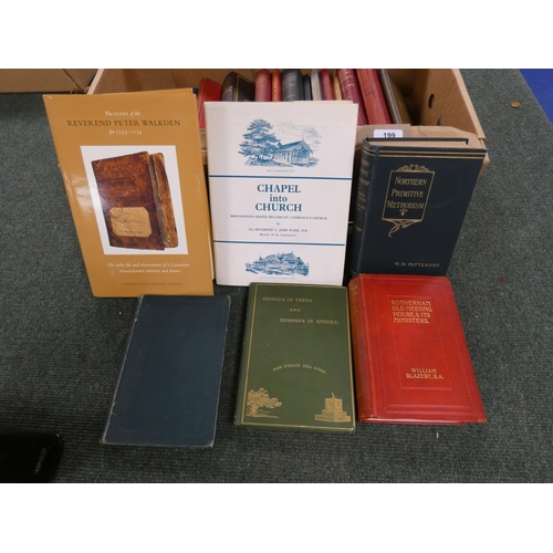 199 - Chapels & Churches.  A carton of vols., individual church & chapel histories, Nonc... 