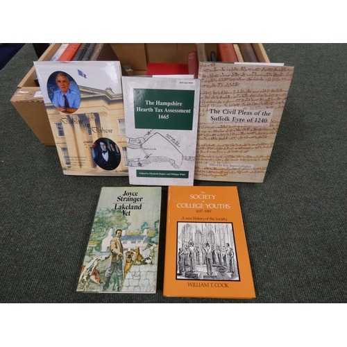 200 - Local History, Topography & others.  A carton of various vols.