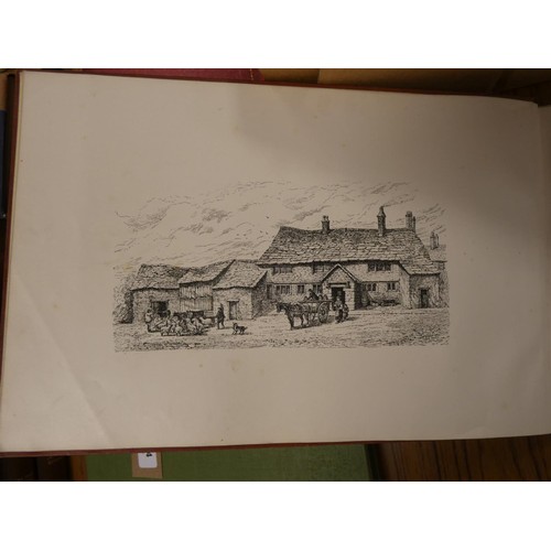 201 - HAWORTH CHAS. (Illus).  Bits of Old Blackburn. Plates after drawings by Haworth. Oblong fo... 