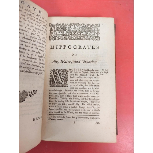 255 - HIPPOCRATES.  Upon Air, Water & Situation; Upon Epidemical Diseases & Upon Prognos... 